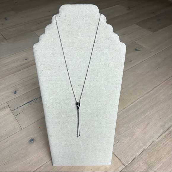 Park Lane Presley Necklace Silver Zipper Designer Duplicate - Picture 1 of 6